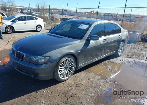 2008 BMW 750Li from USA, damaged, VIN WBAHN83578DT85889